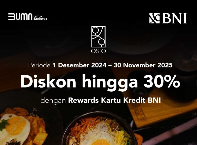 osio x BNI-Diskon hingga 30%