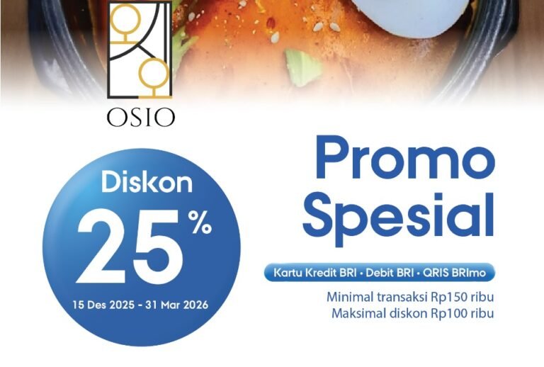 osio x BRI-Diskon 25%